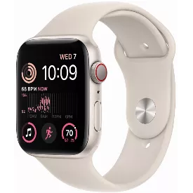 Умные часы Apple Watch Series SE Gen 2 40 мм Aluminium Case, starlight Sport Band S/M